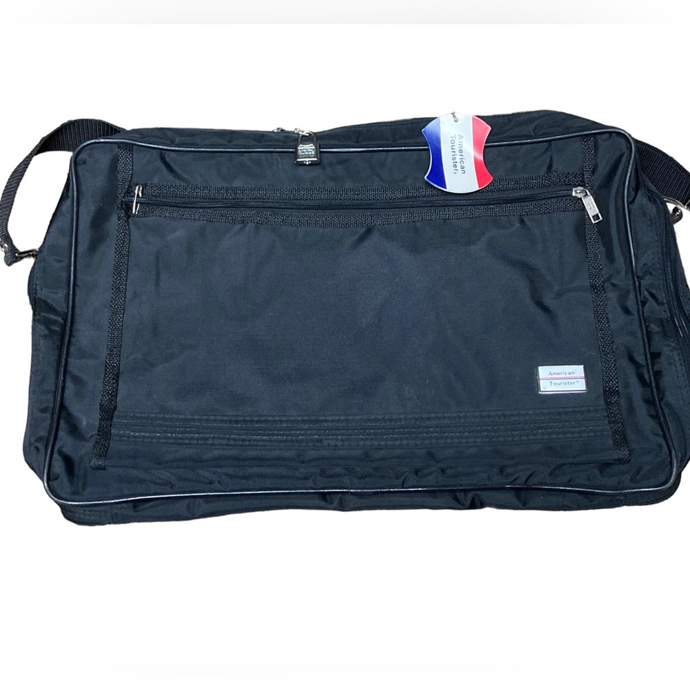 Vintage American Tourister Large Slim Business Men’s Travel Bag Briefcase 20x13”